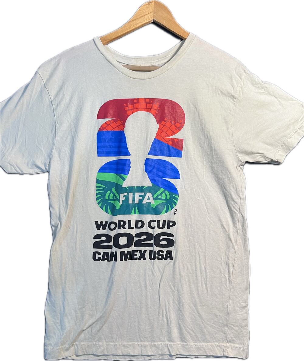 FIFA World Cup 2026 CAN MEX USA Soccer T-Shirt ( Size M )